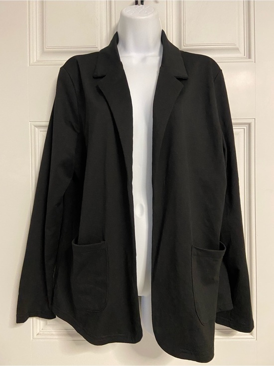 Meaneor Jackets & Blazers - MEANEOR Black Open Front Blazer Jacket